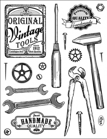 Набор силиконовых штампов от VIVA Vintage Tools