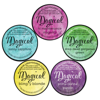 Набор сухих красок Drop Dead Diva от Lindy's Stamp Gang Shimmer Magicals 5 шт по 7 г