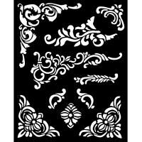 Трафарет к коллекции VINTAGE LIBRARY 20х25 см, KSTD135