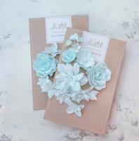 Набор цветов "Базовый микс" мятный, ММ0004, Pastel Flowers