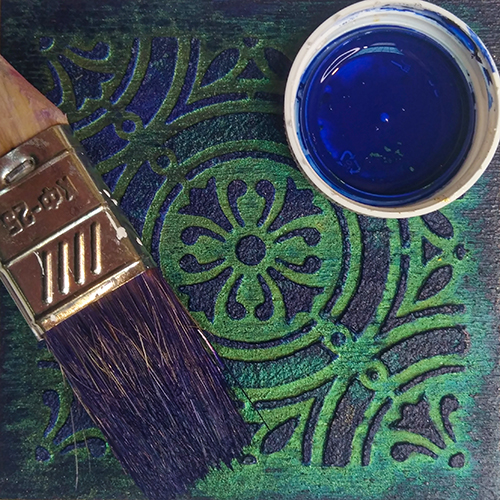 Сияющая патина «Перо павлина» 20 мл, от Fractal Paint
