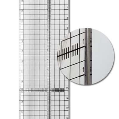 Универсальная линейка с металлическим краем 30 x 5 см, Gamma