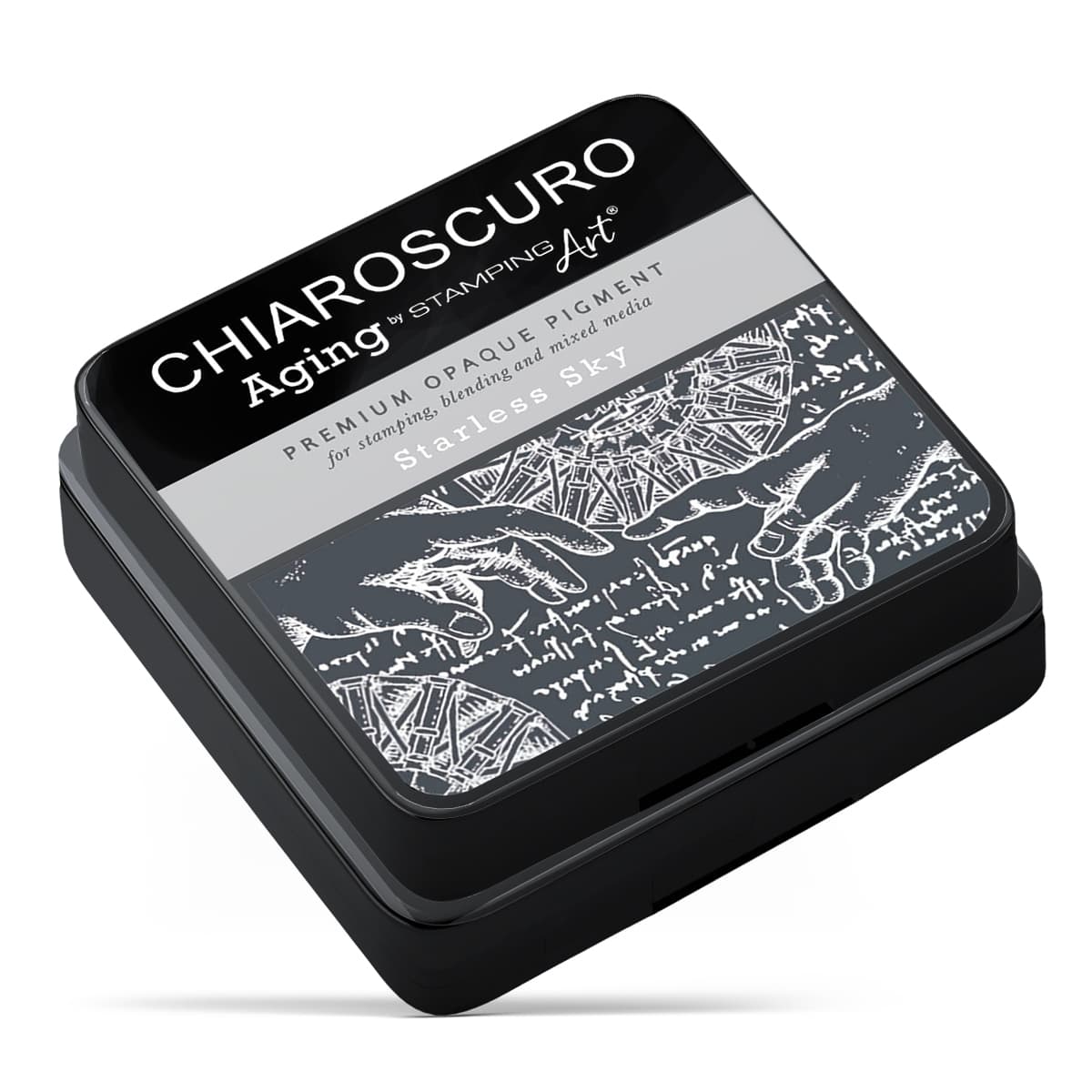 Водостойкие быстросохнущие непрозрачные чернила "Chiaroscuro" Aging цвет Black Starless Sky, CiaoBella