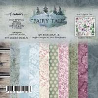Набор двусторонней бумаги (15 листов + 1 бонус) "Fairy tale" 20х20 см (190 г/м), от Summer Studio