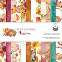 1/2 Набора двусторонней бумаги The Four Seasons - Autumn от P13, 15х15, 12 листов, 240 г/м