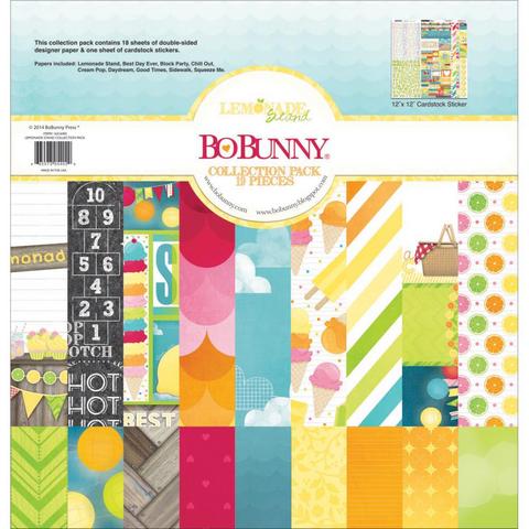 Набор бумаги  BoBunny 16316402 Lemonade Stand Collection Pack 19 лист. 30х30см