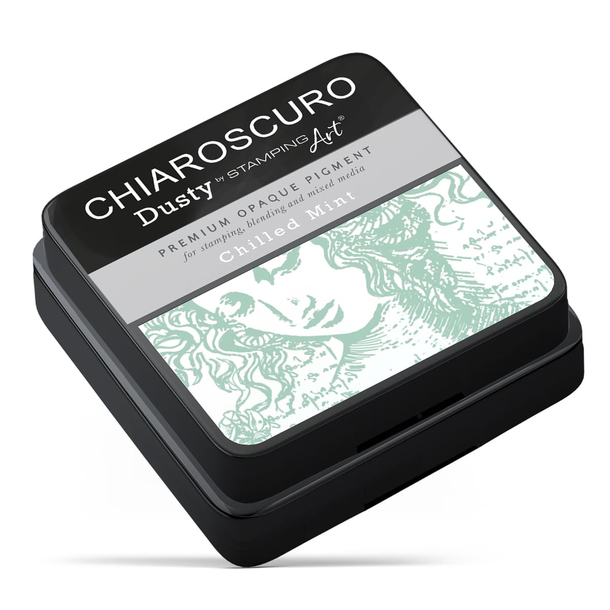 ПРЕДЗАКАЗ! Водостойкие быстросохнущие непрозрачные чернила "Chiaroscuro" цвет Dusty Chilled Mint, CiaoBella