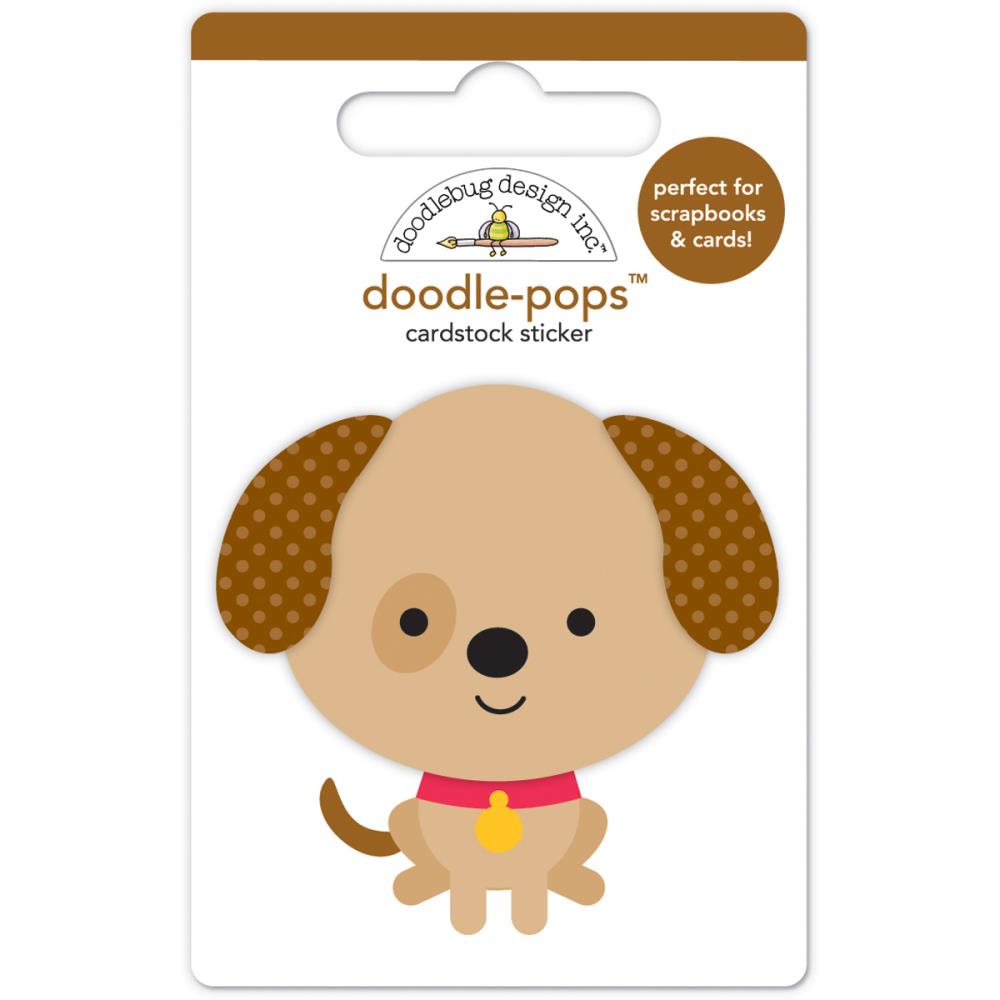 Обьемные 3D наклейки Doodlebug Doodle-Pops 3D Stickers Sparky