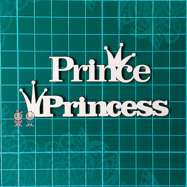 Чипборд Набор "Prince, Princess" от Scrapiki, D072