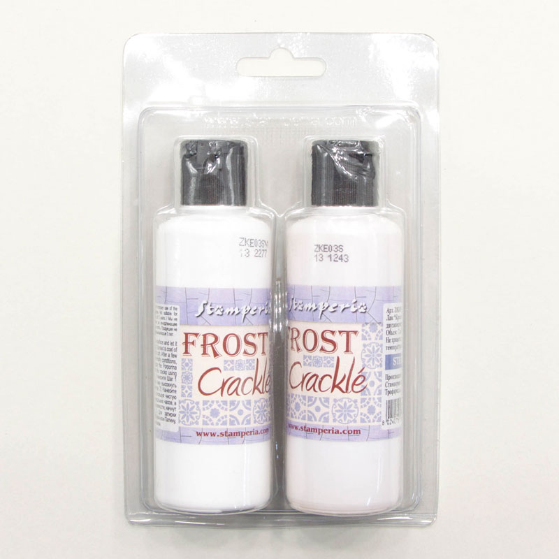 Лак "Кракле Frost (Фрост)", двухкомпонентный, Stamperia