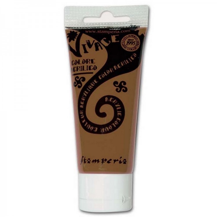 Акриловая краска от Stamperia "VIVACE PAINT", 60 мл, цвет: SHADOW EARTH, KAB09