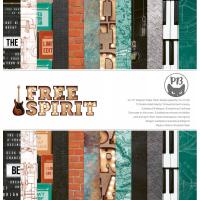 1/2 Набора двусторонней бумаги Free Spirit от P13, 30х30 см, 6 листов + 1 бонусный, 240 г/м