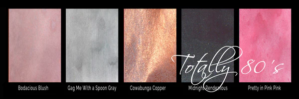 Набор сухих красок Totally 80's от Lindy's Stamp Gang Shimmer Magicals 5 шт по 7 г