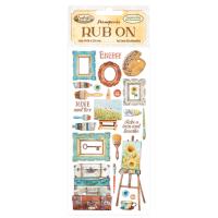 Натирки к коллекции SUNFLOWER ART от Stamperia,10х21, DFLRB31