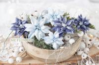 Набор пуансетий Льдинки 2 от ME Flowers