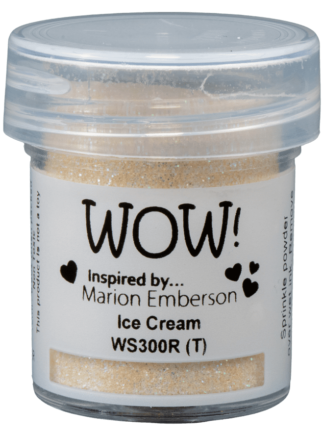 Пудра для эмбоссинга с глиттером Ice Cream от WOW!, размер обычный