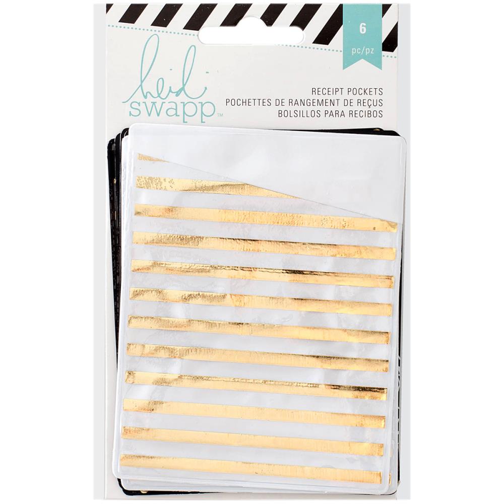Кармашки для планеров Heidi Swapp Memory Planner Receipt Pockets 6/Pkg