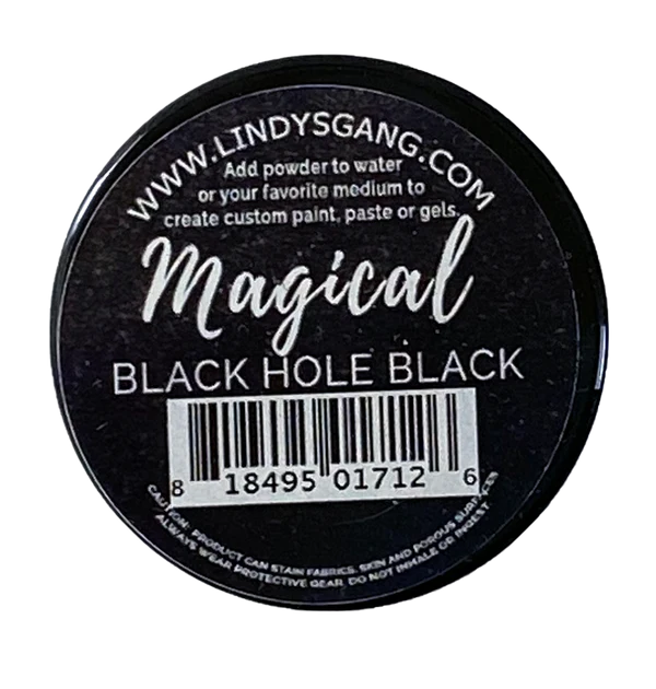 Сухая краска Black Hole Black, Magical, от Lindy's Stamp Gang