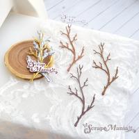 Нож Ветка дерева, 3,6х8,3 см, от ScrapMania