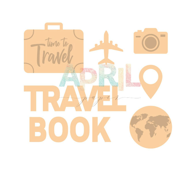 Деревянный чипборд TRAVEL more от AprilPaper