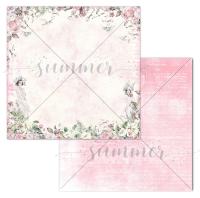 10 шт! Лист двусторонней бумаги "Simple together" (Просто вместе) 190гр, 30,5*30,5см, SS22012022-3  от Summer Studio (Саммер Студио)