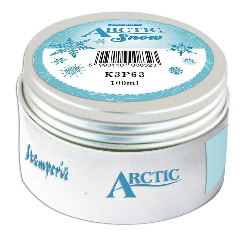 Текстурная паста "Arctic Snow" от Stamperia, белая, 150 мл