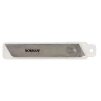 Сменные лезвия для канцелярских ножей в пластиковой коробке, NRN240707, 18 мм х 100 мм, 10 шт.