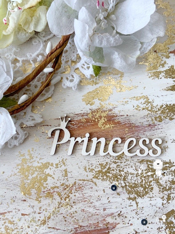 Чипборд надпись Princess