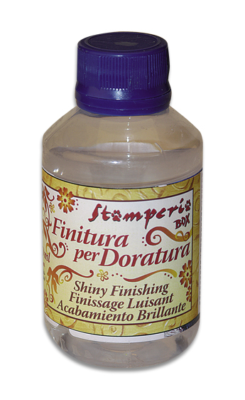 Лак финишный "Finitura per Doratura" для закрепления эффекта золочения  от  Stamperia, 100 мл