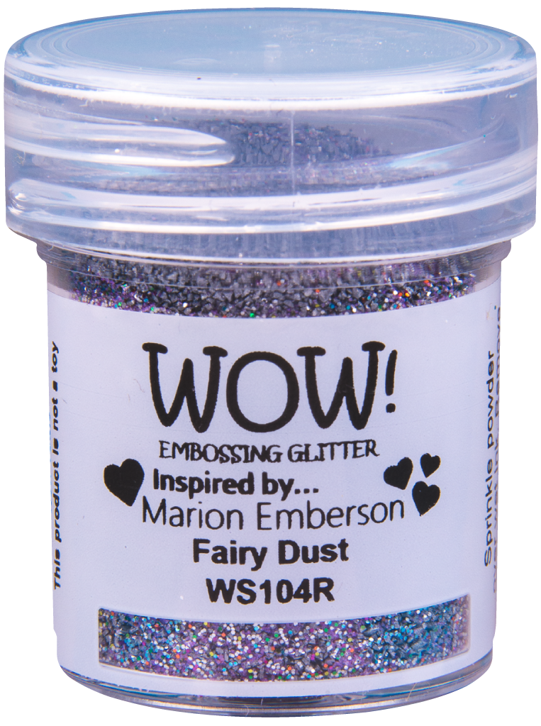 Пудра для эмбоссинга с глиттером "Embossing Glitters Fairy Dust - Regular" от WOW!, волшебная пыль фей, размер обычный