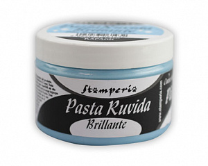 Паста рельефная "Pasta Ruvida" от Stamperia, 150 мл, цвет голубой