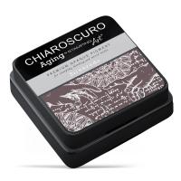Водостойкие быстросохнущие непрозрачные чернила Chiaroscuro Aging цвет Silverado, CiaoBella