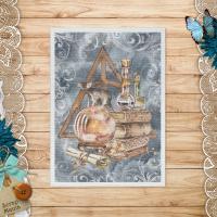 Тканевая карточка Волшебник. Заклинание, ScrapMania