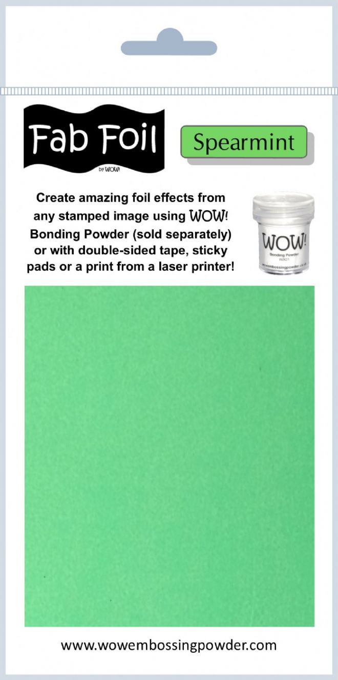 Фольга Fabulous Foils "Spearmint" от WOW!, мятный
