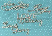 ПРЕДЗАКАЗ! Чипборд Love Story 3 (набор) , Goldenchip