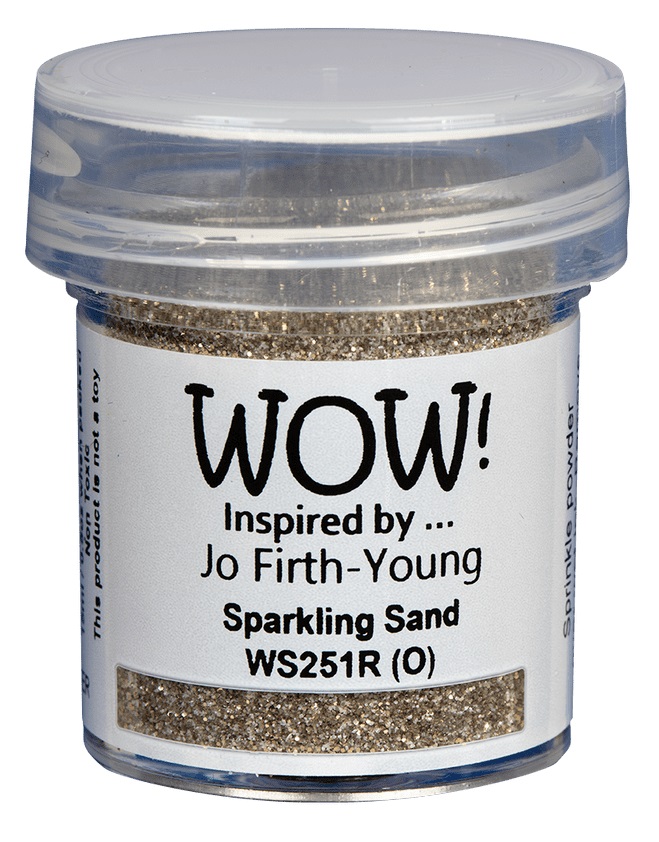 Пудра для эмбоссинга с глиттером "Sparkling Sand" от WOW!, непрозрачная, размер обычный