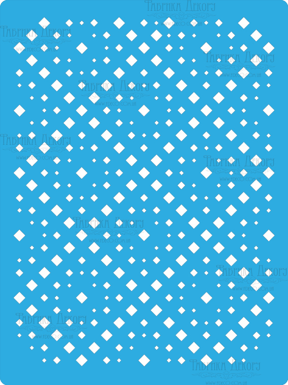 Трафарет многоразовый 15x20см Мозаика #146, от Fabrika Decoru