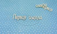 ПРЕДЗАКАЗ! Чипборд Первая одежда 1, Goldenchip