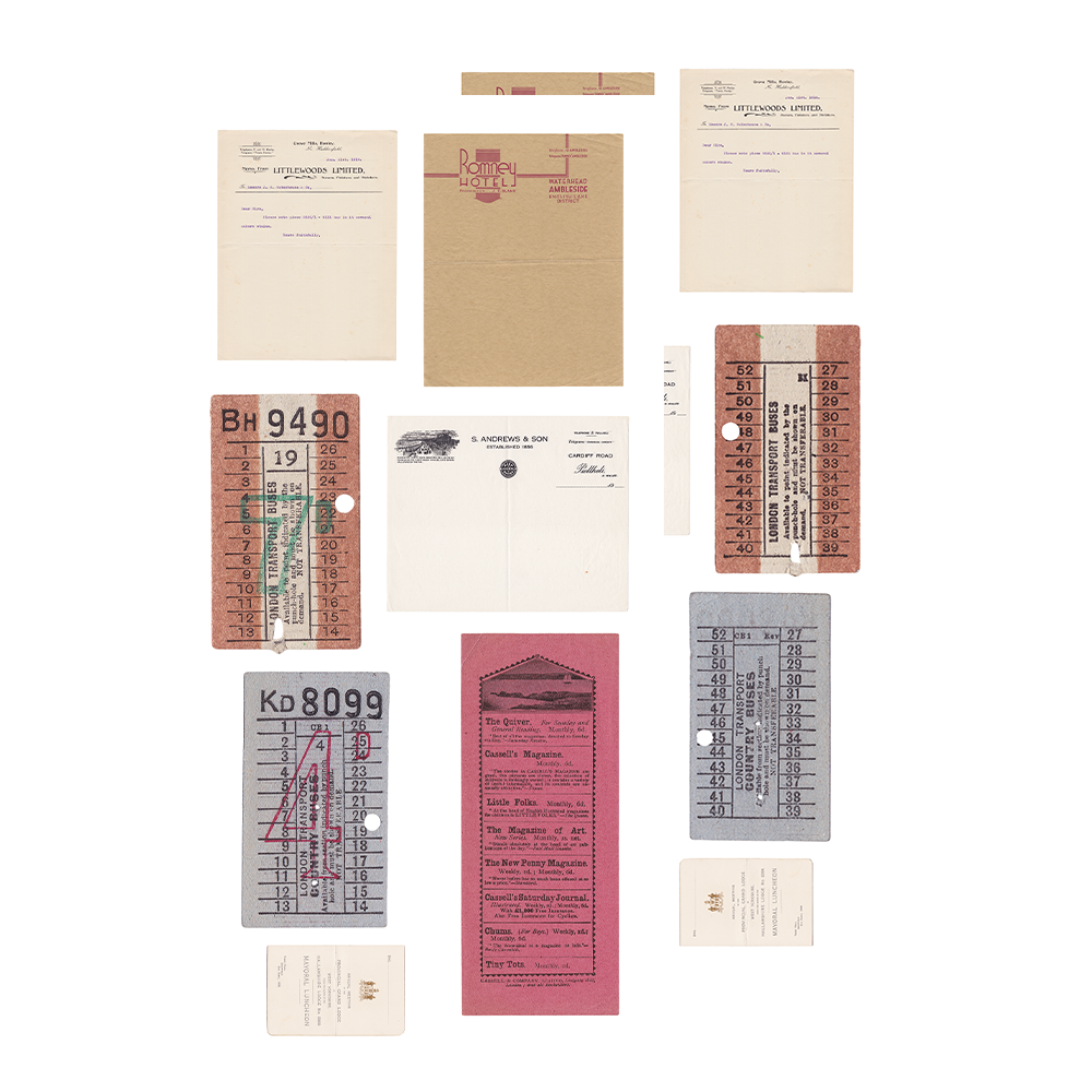 Лист двусторонней бумаги с элементами для вырезания "VINTAGE CARDS" из коллекции "VINTAGE CRAFT", VC-KOL9-08, 250 г/м от ZoJu Design