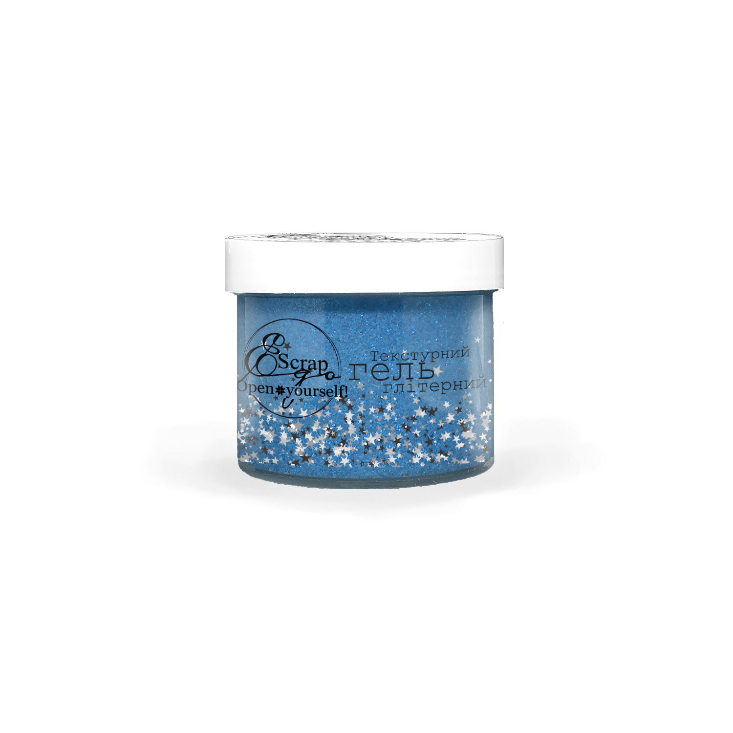 Текстурный глиттерный гель (100 ml) Морские просторы, от ScrapEgo