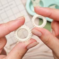Декор ручной работы макраме Колечки 2 шт., от Алены Бажитовой