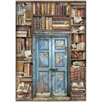 Рисовая бумага DOOR к коллекции VINTAGE LIBRARY А4 от Stamperia, DFSA4753
