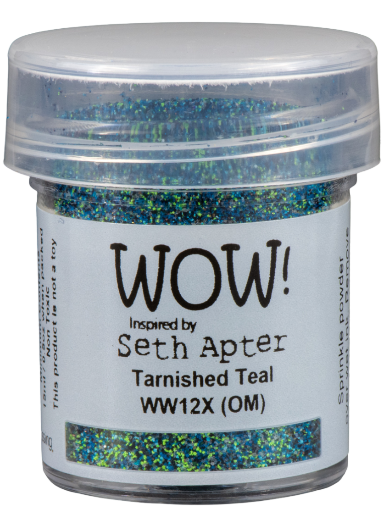 Могокомпонентная пудра для эмбоссинга Tarnished Teal  от WOW!, непрозрачная, размер обычный