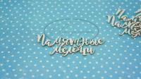 ПРЕДЗАКАЗ! Чипборд Памятные мелочи 3 (надпись), Goldenchip