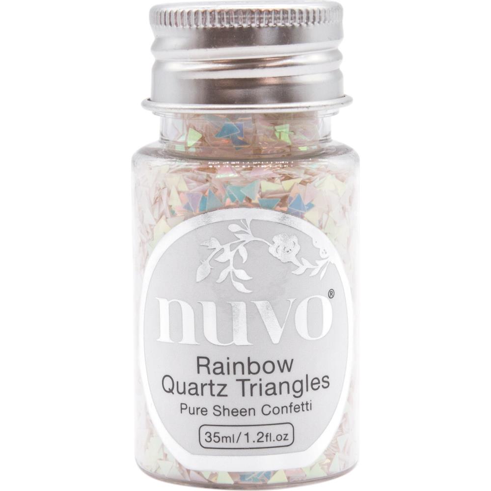 Конфетти Nuvo Pure Sheen Confetti Rainbow Quartz Triangles