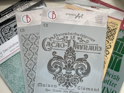 Лот Трафареты Stamperia, Ciao Bella, Mintay, Katrin Craft + подарок