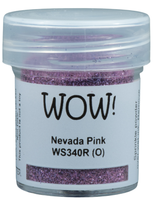 Пудра для эмбоссинга с глиттером Nevada Pink от WOW!, размер обычный