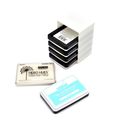 Модуль стеллажа для ш/п Лавн Фавн (Lawn Fawn), Хиро Артс (Hero Arts), Пинк Фреш Студио (PinkFresh Studio)/ Белый глянцевый