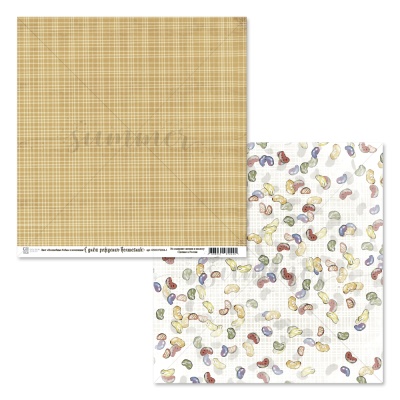 Набор двусторонней бумаги "С Днём рождения, волшебник!", GoldenScrap, 11 листов (5 лх2 шт+ бонус на обложке), 235гр, 30,5*30,5 см. GS31072024