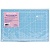 Коврик мат для резки  Riley Blake Cutting Mat (13х20см) Голубой/розовый